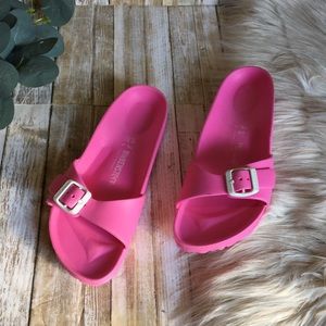 Birkenstock’s Eva Neon Pink Sandals